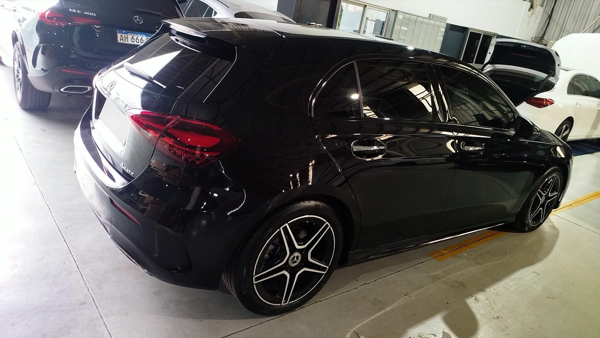 Mercedes Clase A trasera polarizada